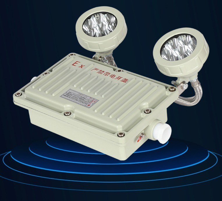 2 X 8W Спецификации Перезаряжаемый двухголовый выходной свет Взрывобезопасное аварийное освещение Светодиодный свет