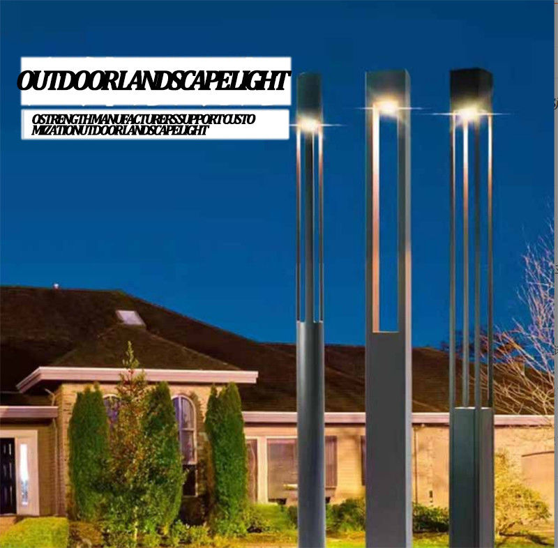 Spot LED Square Landscape Light Post IP65 Солнечный садовый светильник для парковой улицы